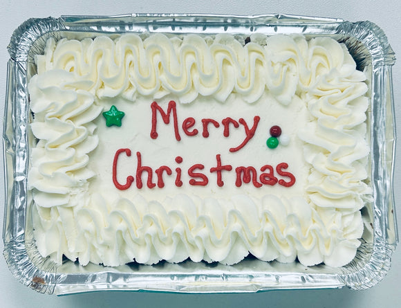 Dairy Free Merry Christmas Carrot Cake 5